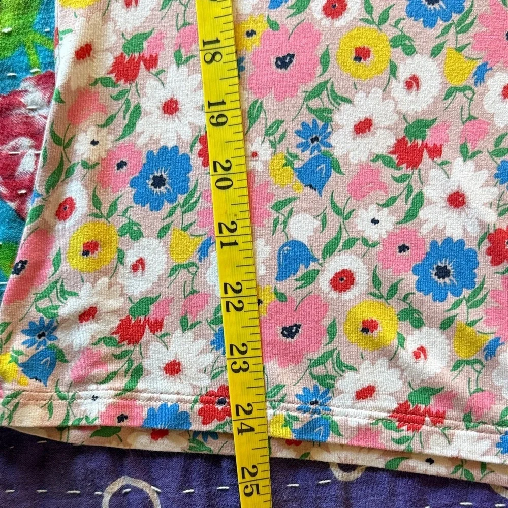 Boden Multicolor Floral Square Neck Blouse-Size 6
